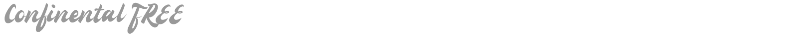 Confinental font preview